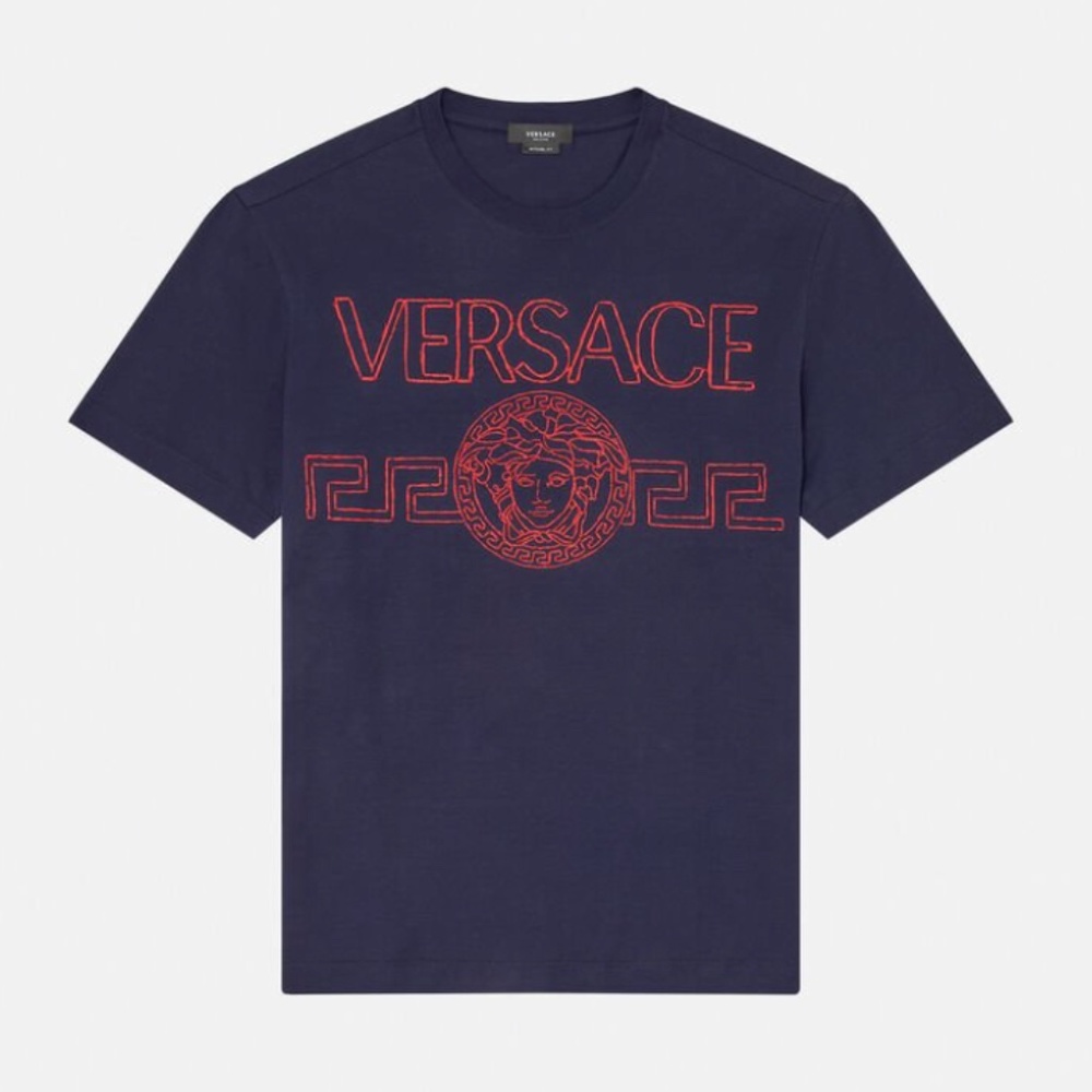 Versace Medusa Logo Embroidered Shirt 6XL NEW WITH TAGS! Never worn! Sold out!